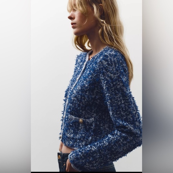 🔥🔥Zara cable Knit cable Jacket - Picture 4 of 6